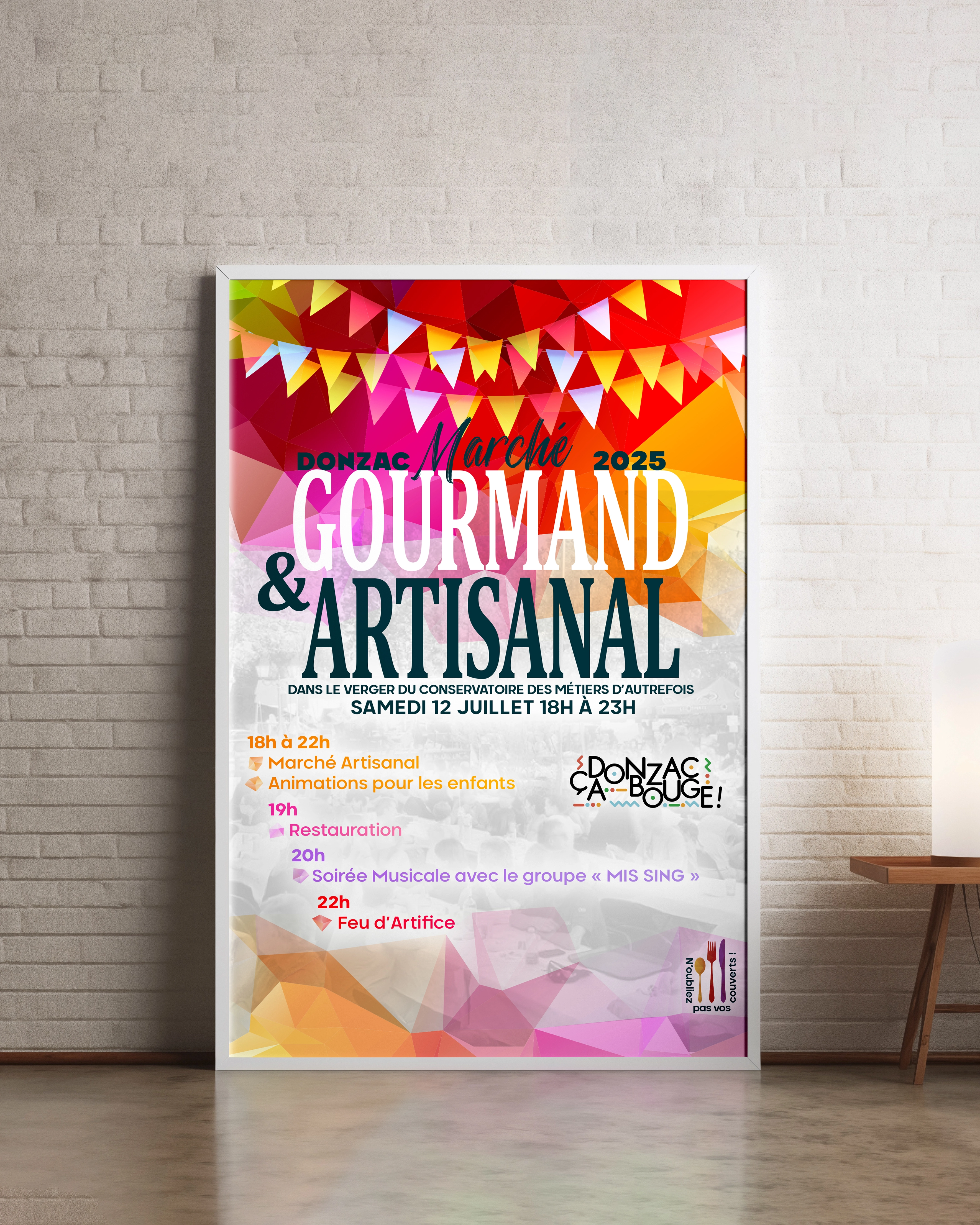 Puplication MGCreativ Marché Gourmand & Artisanal – Ce samedi à Donzac