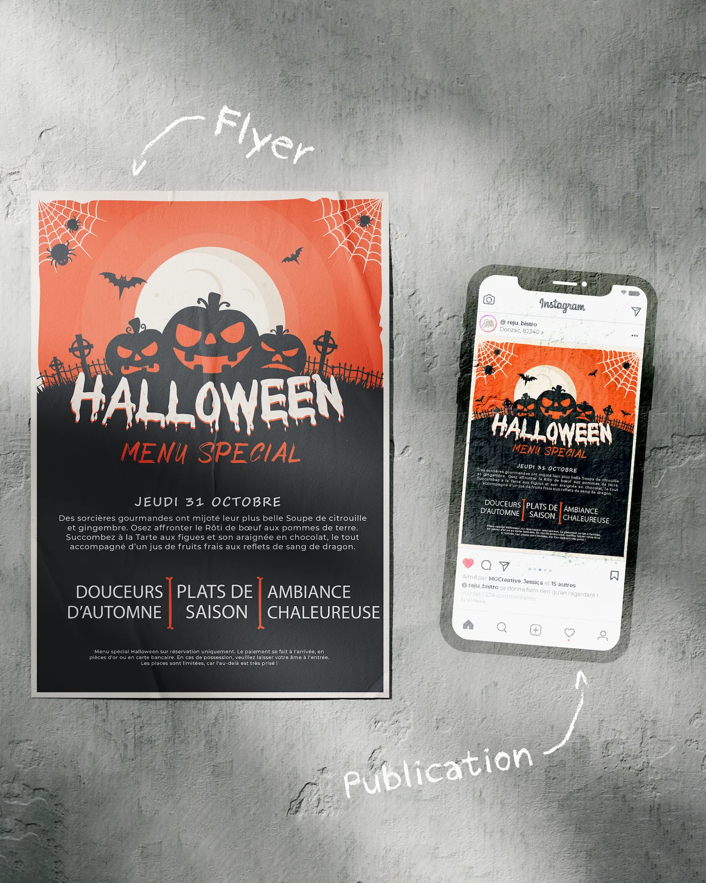Publication MGCreativ - Flyer Halloween
